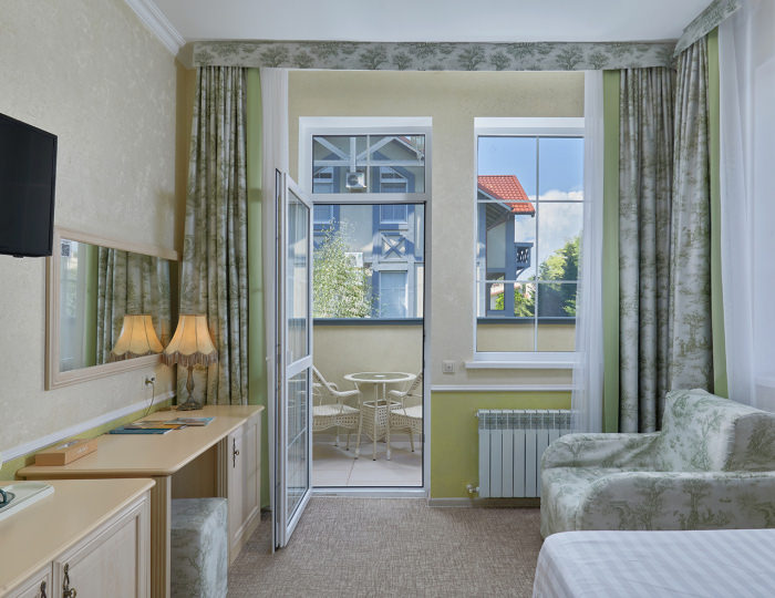 Standart 1-местный 1-комнатный (StSgl) - Отель Resort & Spa Doville 5* / СПА отель Довиль 5*