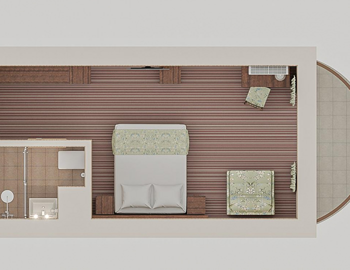 Standart 2-местный 1-комнатный STD - Отель Resort & Spa Doville 5* / СПА отель Довиль 5*